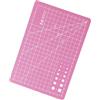 BE-TOOL Tappetino da taglio A5, in PVC, autorigenerante, per cucito e trapuntatura, colore: rosa