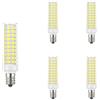 Linqzxz Lampadina LED per Cappa E14 12W (Equivalente a 100W Alogena),1200LM, Bianco (6000K), AC110-240V,Non Regolabile Attacco Edison Piccolo SES per Frigorifero/Cappa/Illuminazione Domestica,Confezione da 5