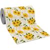 VKZ Tappeto Cucina Passatoia 51 x100cm, Runner Antiscivolo Lavabile con Fondo in PVC Espanso, Tappeto Tagliabile per Cucina, Corridoio e Ingresso,girasoli
