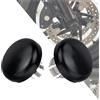 HDBUBALUS Copri dadi per asse anteriore per moto, adatti per Harley Touring CVO Street Glide FLHXSE FLTRXSE FLHX FLTRX FLTRXSTSE FLHXU 2023.5-2025 nero