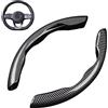 ZaoFenZ 2 Pezzi Coprivolante Auto per BMW 3 Series M3 E90 E91 E92 E93 F30 F31 F34 F35 F80 G20 G21, Ultra Leggero Antiscivolo, Resistente all'Usura, Quattro Stagioni