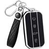 OFF WE GO Guscio Custodia Chiave Auto per Chery Omoda 5 Jaecoo 5 J8 J9 Tiggo Arrizo | Protezione 360° antigraffio per telecomando. Elegante portachiavi in pelle incluso. Segnale non bloccato, aderenza 1:1.