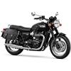 WinNet Coppia di Borse bisacce valigie laterali Rigide in Pelle cuoio Custom compatibili con Triumph Bonneville T100 T120 speedmaster