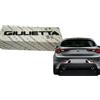 Palmaspareparts SCRITTA STEMMA LOGO POSTERIORE PER ALFA GIULIETTA 2016 NERA ORIGINALE