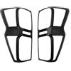 Generico Coperchio Fanale Posteriore Coperture Luce Coda Faro Per ISUZU Per D-MAX 2020-2023 Copertura Protettiva Per Cappe Per Lampade In ABS Nero Opaco(Taillight Covers)