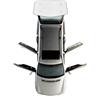 SPICLY Auto Copertura Completa Tende Da Sole Per CR V 2007 2008 2009 2010 2011 Per CR-V Per CRV Auto Protezione Solare Finestra Parasole Coperture Tenda Per Finestrino Dell'auto (Color : Rear Windshield)