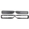 HEBEOT Griglia di ventilazione per parafango laterale, 2 pezzi, per BMW E46 per M3 2001-2006, 27,7 x 7,5 x 3,2 cm