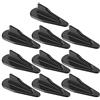 EVGATSAUTO Spoiler pinna di squalo, 10 pezzi universale nero stile tetto auto pinna di squalo spoiler ala kit generatore