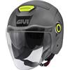 GIVI casco jet 12.5 grigio H125BG76760 taglia L