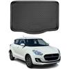OMAC Tappetino Baule Vasca Baule Compatibile con Suzuki Swift 2017-2021 Gomma TPE Nero