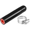 Partuto Tappo In Silicone 0.24 ID Nero 1 Set Universale Per Auto Tubo