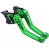 Generico frizione freno moto Per Kawasaki Z650 Z-650 2017-2024 Accessori per Moto Leve Freno Frizione Corte Maniglia(Verde)