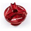 HUIWOR Tappo Carico Olio Moto Per SUZUKI SV650 SV650X SV 650 X/S/A Moto In Lega Motore Tappo Olio Bullone Tappo Del Carburante(rosso)