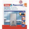 tesa Powerstrips Hook L metal rectangular