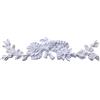 LOVSSU Decalcomanie for stampaggio di applicazioni in PU for mobili Decorazioni for la casa Intaglio Onlay Decorazione murale sfondo floreale(40.3x9.5x1.8cm)