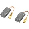 PATIKIL Carbonio Spazzole Spazzola Carbone Ricambio 15x8x5mm per Motori Elettrici Potenza Strumento Angolo Smerigliatrice Tavolo Ricambio Parte Riparazione, 2pz