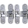inferramenta Set 2 Cerniere Invisibili a Scomparsa da Incasso per Porte a Filo Muro | 95X23 MM | Apertura 180° | Ideali per Uffici e Ambienti Professionali Moderni
