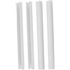 MUELODSIC Copritubo per Termosifone in Pvc Bianco 15x200mm, Copertura Tubi Riscaldamento Estetica e Versatile per Tubi Radiatore, Confezione da 4 Pezzi, Adatto Uso Residenziale