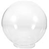 RORPOIR Paralume a Sfera in Vetro Trasparente 15 Cm, Paralume di Ricambio Rotondo a Bocca Aperta, per Lampade da Terra, Tavolo e Sospensione, Design Versatile per Ambienti Moderni