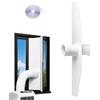 Generic Kit di ventilazione AC portatile, pannello di tenuta impermeabile con apertura a cerniera, kit per finestra unità AC portatile, per interni, casa, cucina, camera da , appartamento, garage