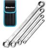 DURATECH Set di 4 chiavi E-Torx, set di chiavi a doppia scatola, acciaio CR-V, tra cui E6 x E8, E10 x E12, E14 x E18 e E20 x E24, organizzato in custodia