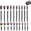 Geinxurn Set di 20 punte magnetiche per avvitatori a percussione, 65 mm, 150 mm, 5 mm, 5,5 mm, 6 mm, 7 mm, 8 mm, 9 mm, 10 mm, 11 mm, 12 mm, 13 mm, punte magnetiche da 1/4 con codolo esagonale da 1/4