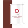 Q-COVER VERNICE COPRENTE PER LEGNO 1L SEMI-OPACA Rosso ossido RAL 3009 SMALTO RAL PER LEGNO PROTETTIVO INTERNI/ESTERNI ca. 80-150 ml/m²