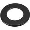 PATIKIL Flangia Divisa a Parete, 78mm Copriforo con Piastra Autoadesiva Rotonda in ABS Copri Tubi Termosifoni Copertura per Decorazione Rubinetto Tubo Acqua Bagno Cucina, Nero