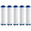 AAFGVC Pulifer Doccia Soffione Doccia A Mano Doccino Filtrante Alta Pressione Con 3 Modalità Di Getto Filtro Visibile E Montaggio Senza Attrezzi (5 Filtri Extra)