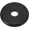 PATIKIL Flangia Divisa a Parete, 16,5mm Copriforo con Piastra Autoadesiva Rotonda in ABS Copri Tubi Termosifoni Copertura per Decorazione Rubinetto Tubo Acqua Bagno Cucina, Nero