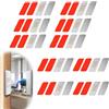 Nimbust Magnete porta armadio, set di 10 chiavistello magnetico, ultra sottile, autoadesivo, magnete in acciaio inossidabile, per porta dell'armadio, cassetto e porta scorrevole, chiusura silenziosa