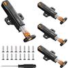 xlwen 4 pezzi Chiusura Push Pull per Ante,Heavy Duty Push Open Apriporta per armadio,con Meccanismo a Molla,Chiusura a Molla per Armadio per Armadio per Armadi di Grandi Dimensioni Cucina