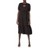Desigual Abito Casual da Donna, Nero, L
