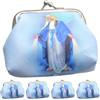 HORIALENCE 5 portamonete con chiusura a scatto - astuccio per rosario - piccolo portafoglio per spiccioli - porta perline religiose per donna, collana da viaggio, bracciale, auto