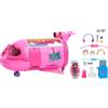 Barbie - Playset Extra Fly, Jet e bambola Extra Mini Minis inclusa, q15w