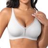 Fittingirls Reggiseno Sexy in Pizzo Donna - A Scollatura Profonda Push-Up Riduciente, Senza Ferretto Comodo e Invisibile con Imbottitura Leggera Lingerie