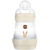 MAM - Biberon Easy Start Anti-Colic 0+ Mesi, flusso lento (160 ml), sabbia - Biberon per ridurre le coliche e il disagio del bambino - Biberon adatto per l'allattamento al seno