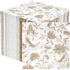 Talking Tables Table Fun 100 x Tovaglioli di carta Chinoiserie dorati morbidi, 2 veli 33 cm, tovaglioli monouso per compleanni, matrimoni eleganti e tea party, eleganti stoviglie da tavola