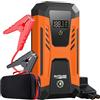 Alltolink Booster Avviamento Auto 3000A 26640mWh,Ricarica Rapida 20W,12V Avviatore Batteria Auto Portatile (per Gas or Diesel), Starter Batteria con Schermo e Torcia LED a 4 Modalità