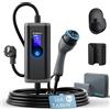 bokman colonnina ricarica auto elettrica [3,68kW| 8m] Corrente regolabile 6-16A Wallbox Tipo 2 con Schuko, compatibile con E-208, Zoe, Spring, 500e, modello 3&Y e altri BEV