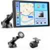 Avylet 8'' CarPlay & Android Auto, Schermo Car Play con Fotocamera Posteriore AHD-1080P, Mirror Link, Controllo Vocale, Chiamate a Mani Libere, Bluetooth, Aggiornamento OTA, Navigazione GPS, AUX, FM