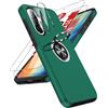 LeYi Cover per Samsung A56/A36 5G 256/128 GB con 2 Vetro Temperato+Pellicola Fotocamera,Rotante 360° Magnetico Silicone Militare Antiurto Custodia per Cellulare Samsung Galaxy A 56/A 36 5G,Verde