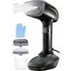 NTAYDZSW Ferro da stiro a vapore portatile 1800W, riscaldamento in 20s, serbatoio 300 ml, spegnimento automatico, per casa, viaggio e ufficio