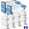 BREOILUTLE Filtri, Compatibili con Brita Maxtra+ Plus, Maxtra Pro All-in-1 Filtro, Filtro per Bollitore Compatibile Con Brita Mavea Filtri per acqua, 8PCS Filtro By BREOILUTLE, Riducono Cloro,Odori