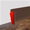 AnkekolyStar Battiscopa Adesivo Semiflessibile, 8/10cm di larghezza PVC Battiscopa per Muro, Angolare Autoadesivo per bagno, cucina e camera da letto (marrone scuro, 8cm x 3,5 metri)