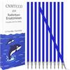 CNMTCCO 20 Pezzi Ricariche Penne Cancellabili Blu Cancellabile, compatibili con Legami, Altezza 13cm, Punta 0,7mm, Inchiostro Termosensibile, Particolarmente adatto per la vita quotidiana e la scuola