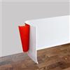 AnkekolyStar Battiscopa Adesivo Semiflessibile, 8/10cm di larghezza PVC Battiscopa per Muro, Angolare Autoadesivo per bagno, cucina e camera da letto (bianco, 8cm x 3,5 metri)