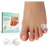 Welnove Separatore per dita dei piedi in gel, confezione da 12 distanziatori per dita mignolo, distanziatori per dita mignolo in silicone con estratto di aloe vera