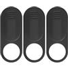 MALUGOGO 3 coperture per webcam ultra sottili per modello 3/Y, protezione per la privacy dell'obiettivo della cabina, colore nero decorativo