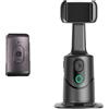 WheatThrive Treppiede per tracciamento facciale automatico, 360 rotazione intelligente faccia/corpo supporto per riprese selfie stick ricaricabile treppiede per telefono per registrazione live streaming
